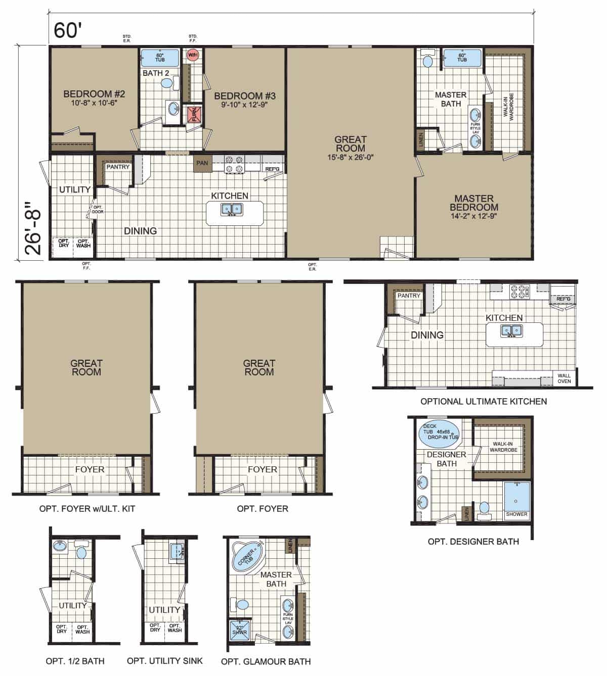 2864 215 D W Homes