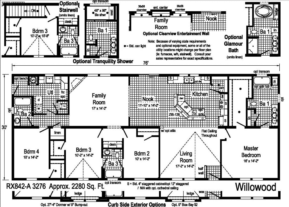 Commodore Willowood RX842A Floorplan Cropped Commodore Willowood RX842A Floorplan Cropped