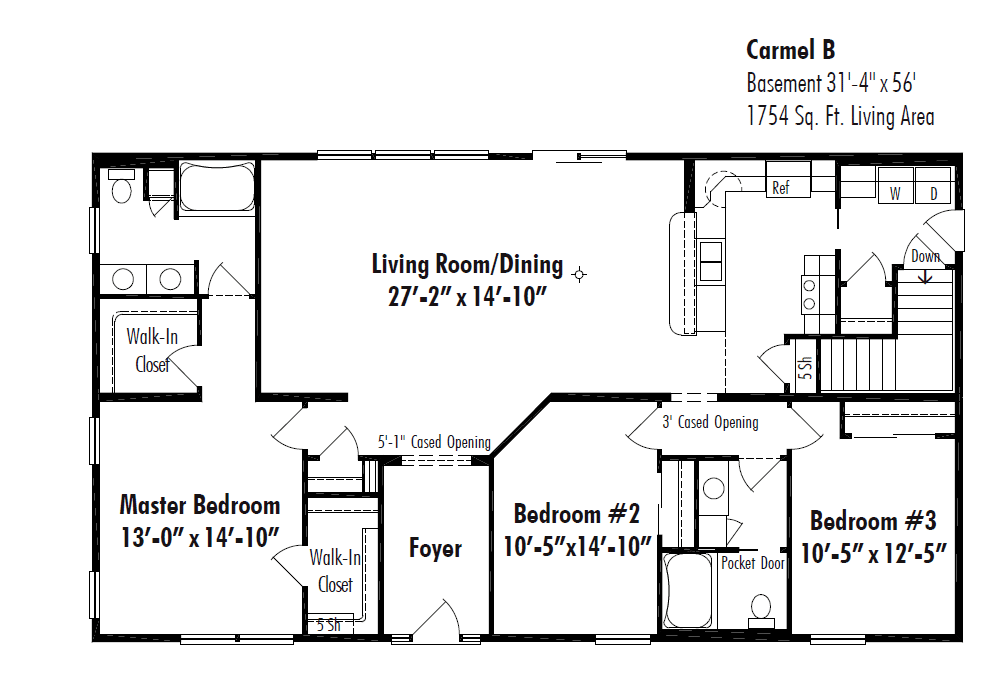 Unibilt Carmel B Floorplan Unibilt Fresno Floorplan