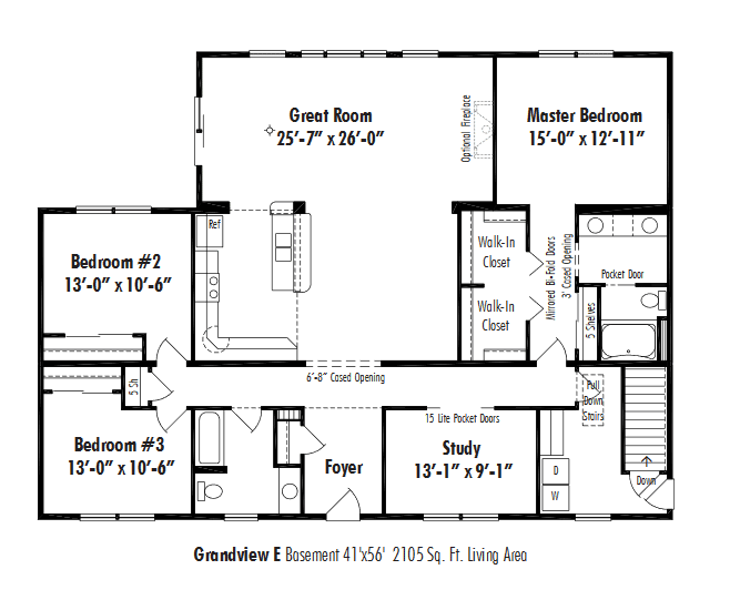 Unibilt Grandview E Floorplan Unibilt Grandview E Floorplan