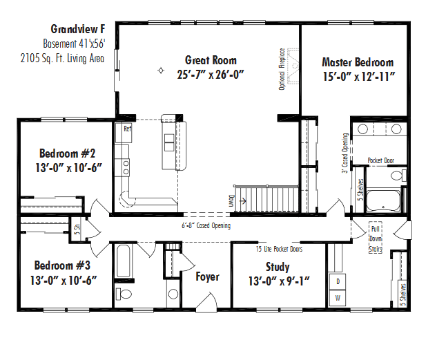 Unibilt Grandview F Floorplan Unibilt Grandview F Floorplan