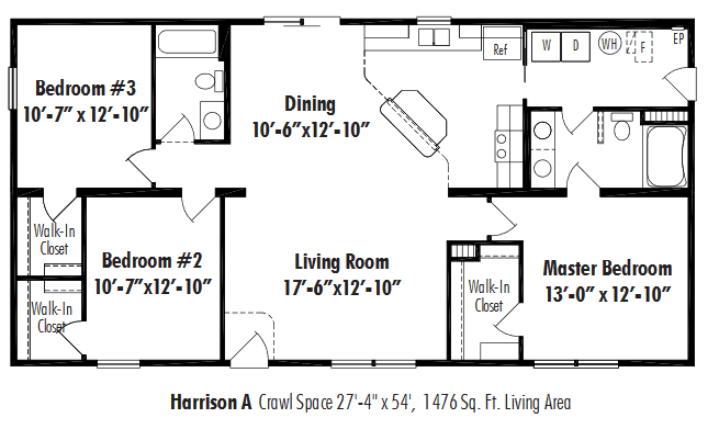 Unibilt Harrison A Floorplan Unibilt Harrison A Floorplan