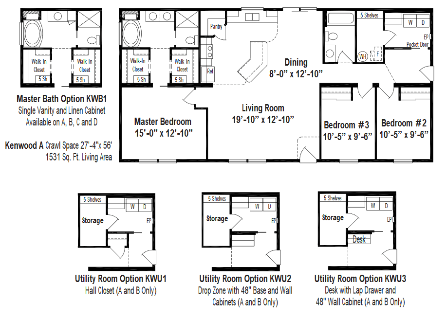Unibilt Kenwood A Floorplan Unibilt Kenwood A Floorplan