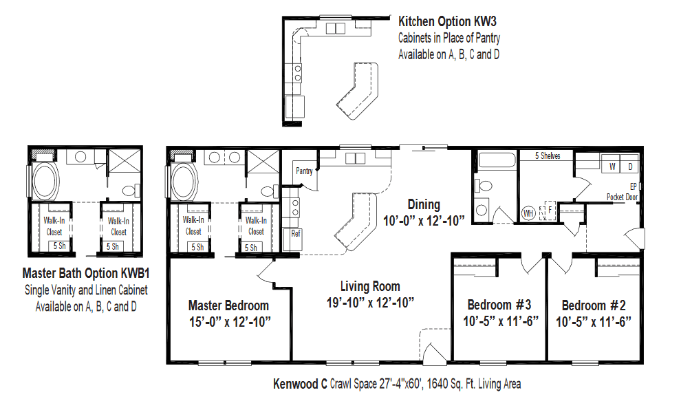 Unibilt Kenwood C Floorplan Unibilt Kenwood C Floorplan