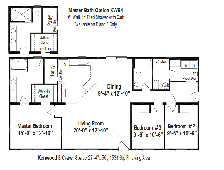Unibilt Kenwood E Floorplan Unibilt Kenwood E Floorplan