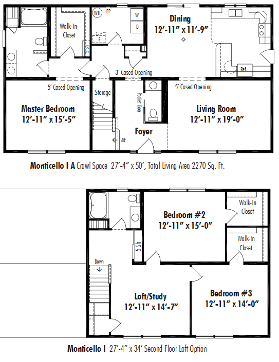 Unibilt Monticello I A Floorplan Unibilt Monticello I A Floorplan