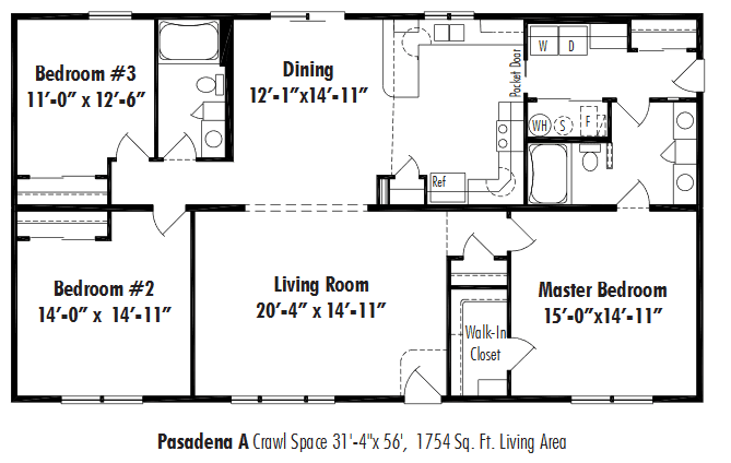 Unibilt Pasadena A Floorplan Unibilt Pasadena A Floorplan