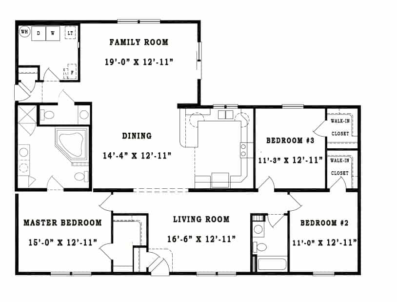 Unibilt Waverly B Floorplan Jackson Unibilt Waverly B Floorplan Jackson