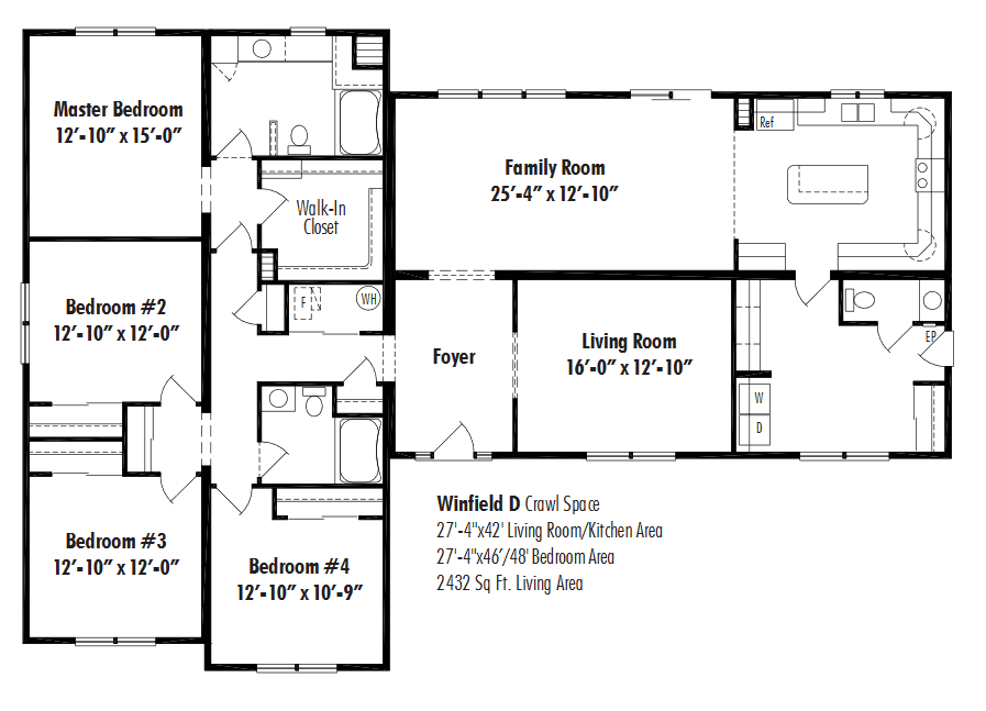 Unibilt Winfield D Floorplan Unibilt Winfield D Floorplan