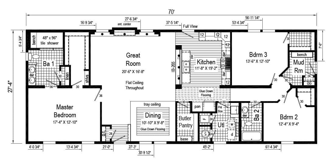Commodore Grandville Ultra GMC221A Floorplan Henderson Commodore Grandville Ultra GMC221A Floorplan Henderson