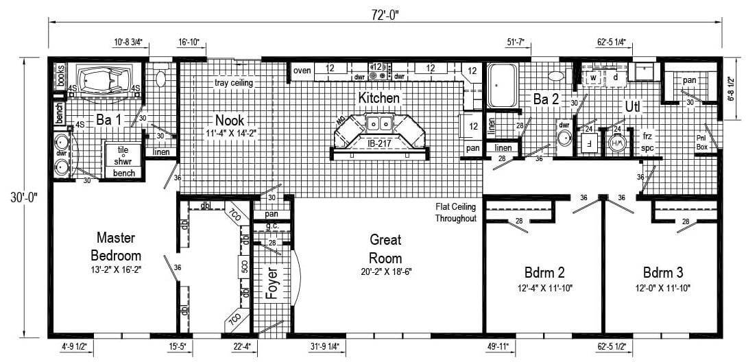 Commodore Princeton AW452 Henderson Floor Plan Commodore Princeton AW452 Henderson Floor Plan